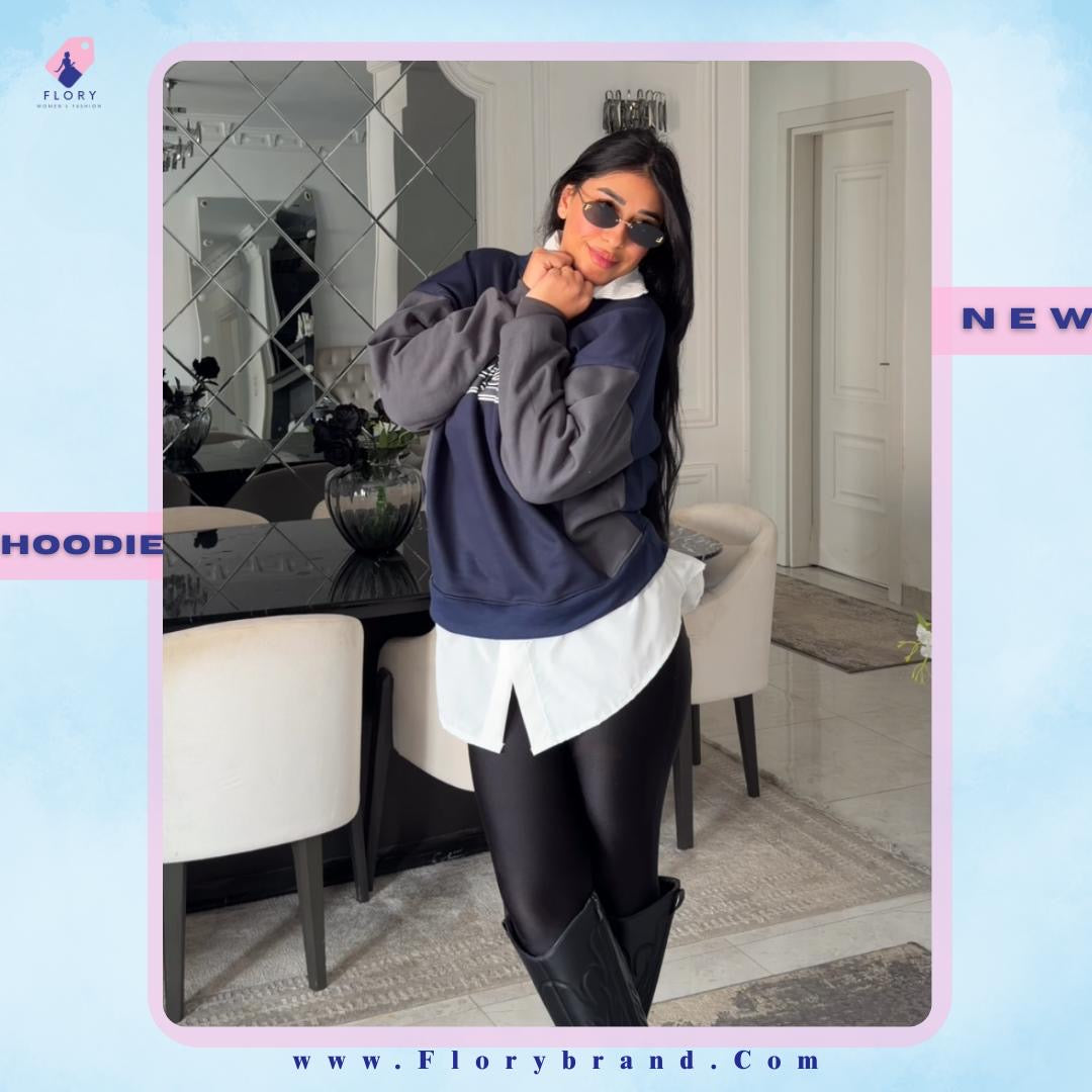 هودي شيميز كحلي